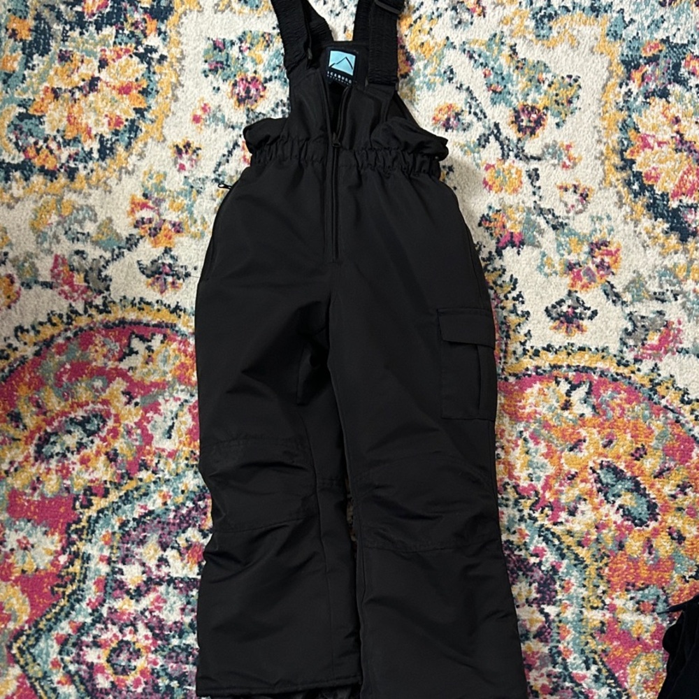 Black Kids Snow Bib